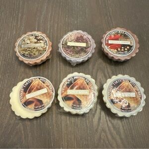 Yankee Candle Tarts Wax Potpourri Lot of 6 Assorted Scents‎